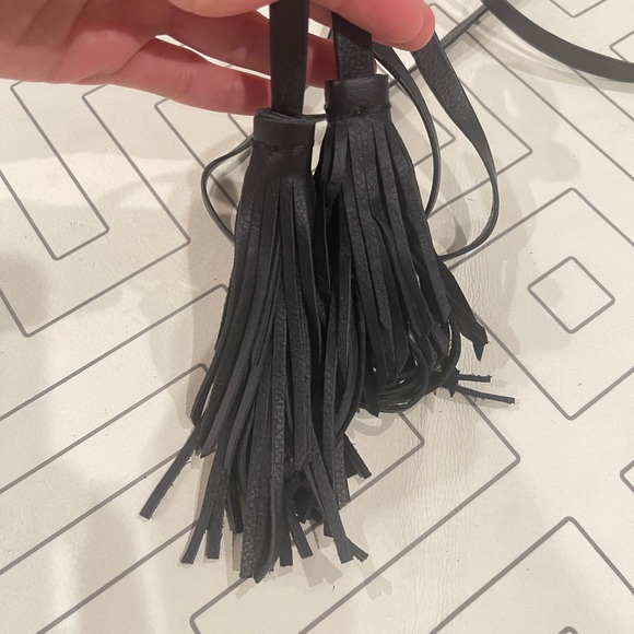 B-Low the Belt Black Tassel Belt - Picture 4 of 4